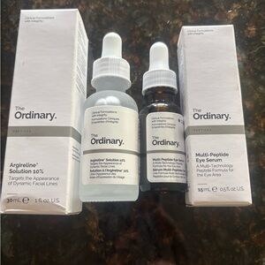 THE ORDINARY Multi-Peptide Eye Serum 0.5 oz‎ 15ml & Argireline Solution 10%-New